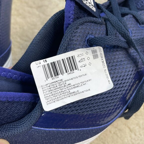 [US 15] adidas ADIZERO SCORCH 2 Iridescent Football Cleats Shoes Navy Blue White main image 5
